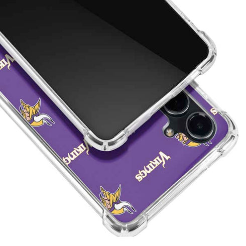 NFL Minnesota Vikings Blitz Series Galaxy S23 FE Clear Case